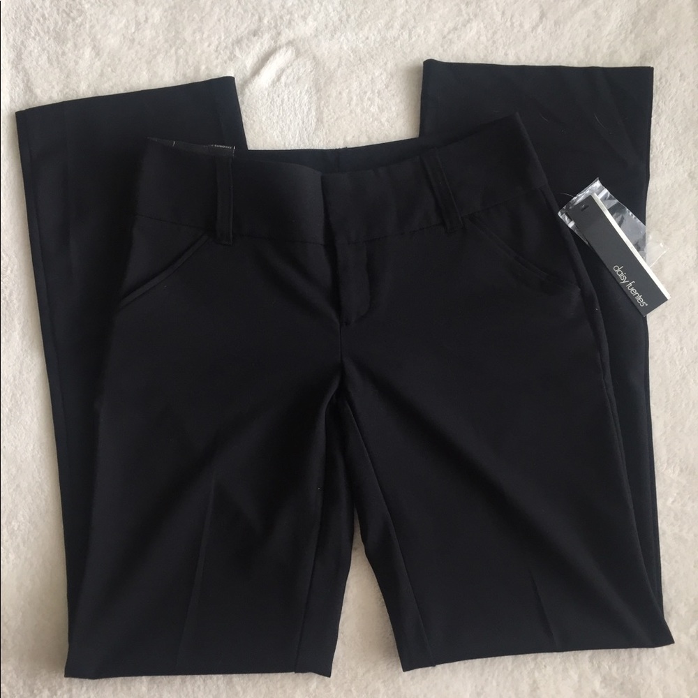 Straight Leg Mid Rise Trouser